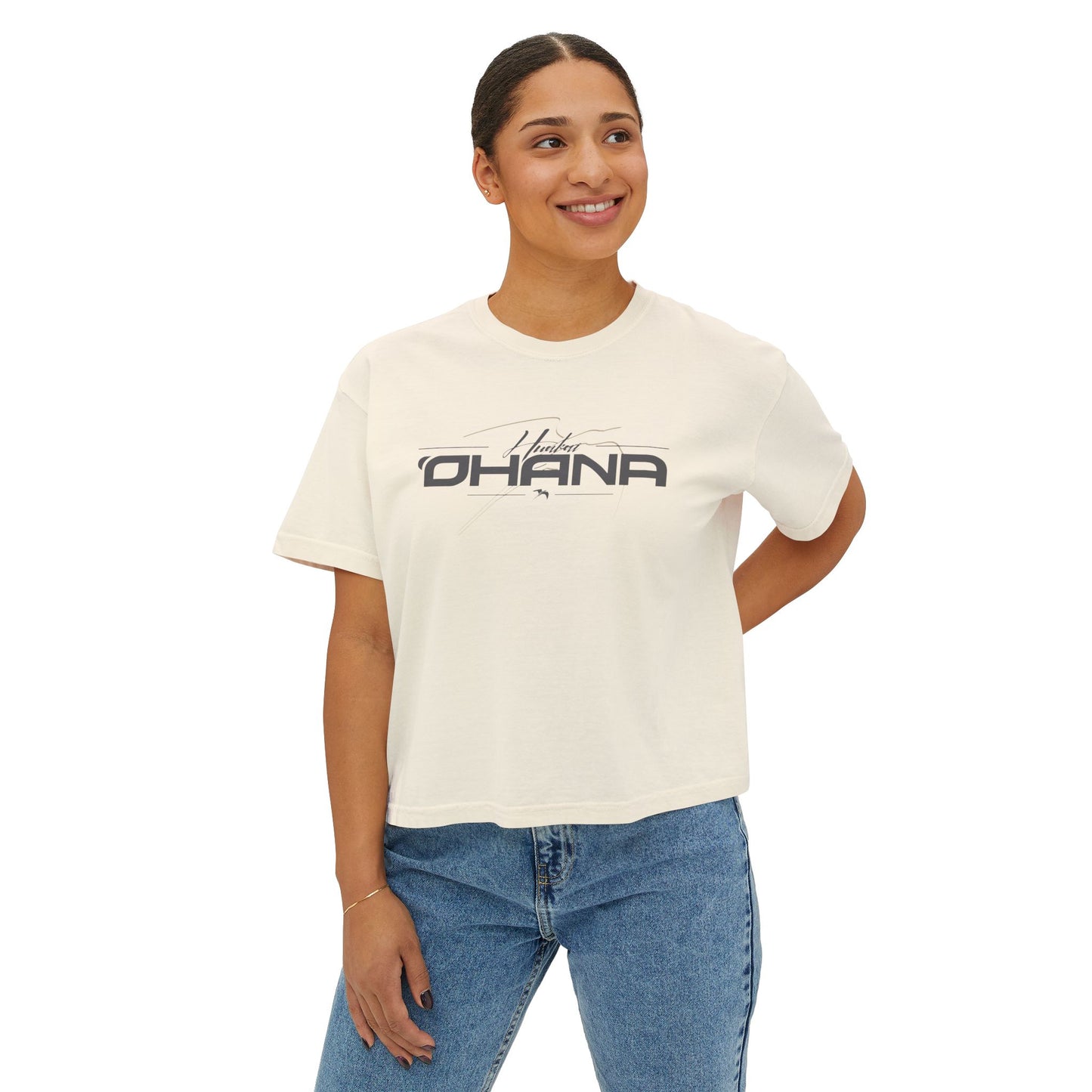 Huaka'i 'Ohana Womens Crop Tee