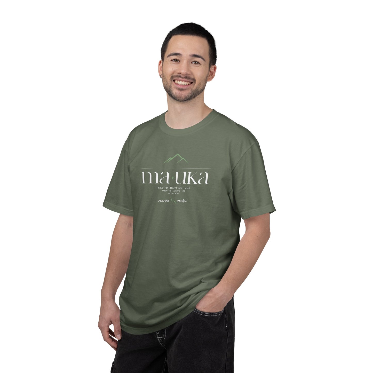 Mauka Mountain Tee — 'mauka' Graphic T-Shirt