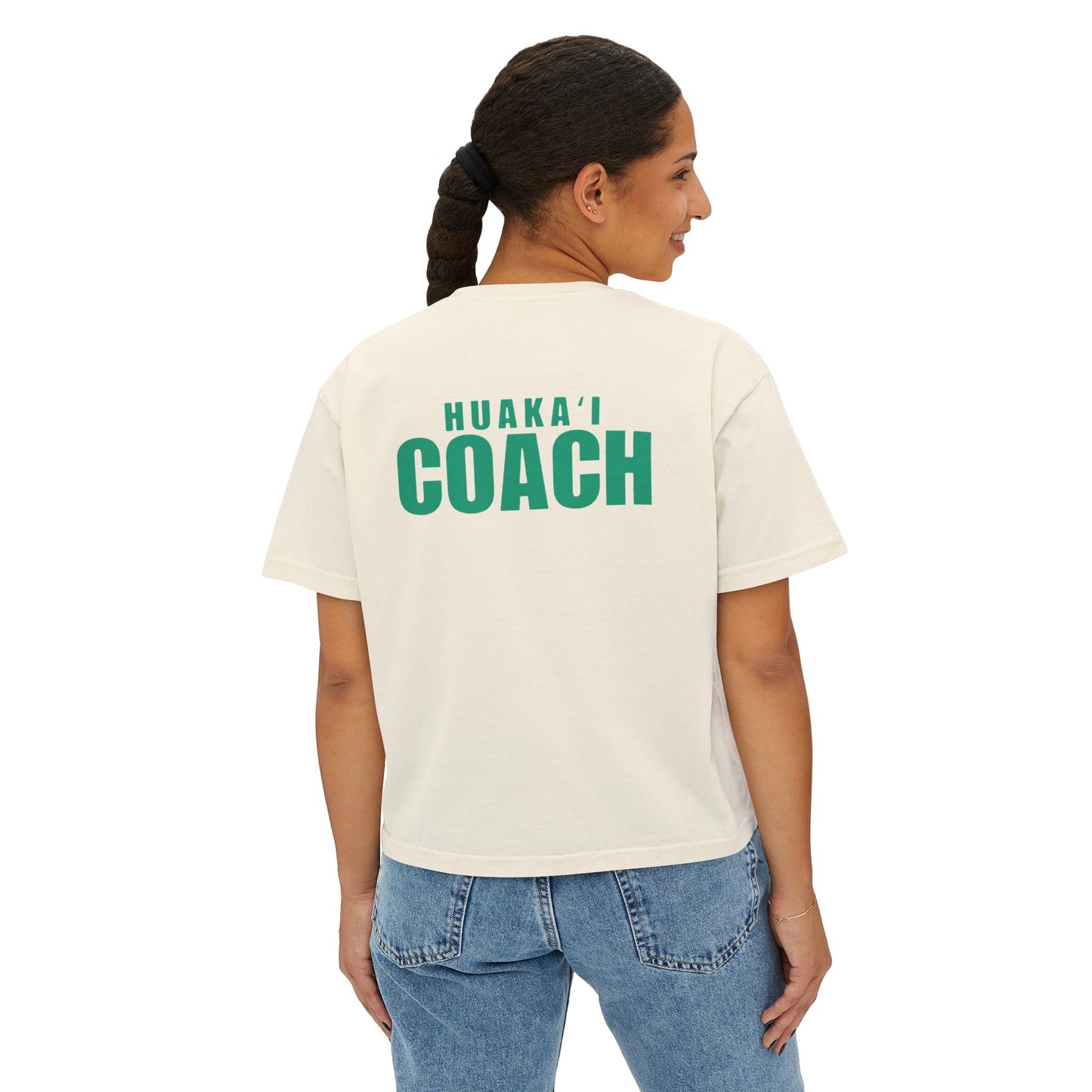 Coaches Womens Boxy Shor Tee