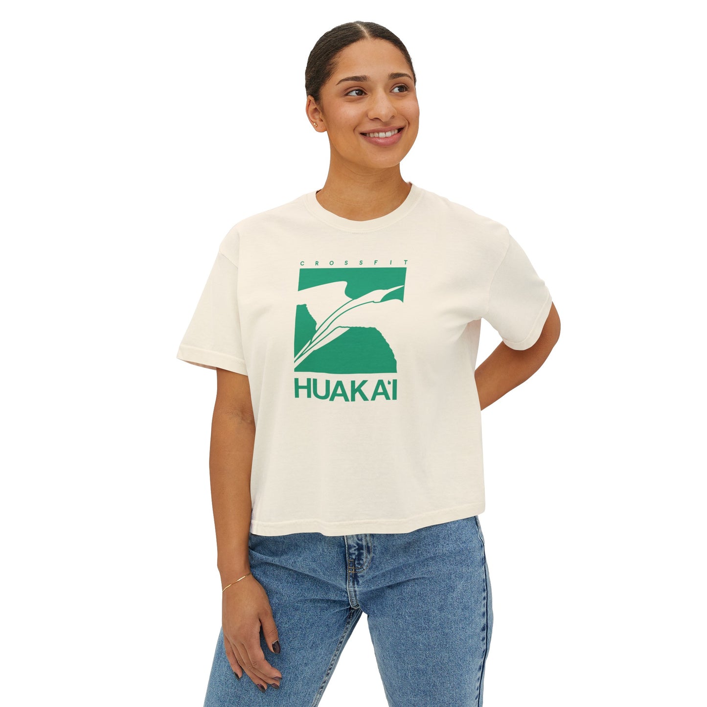 Coaches Womens Boxy Shor Tee