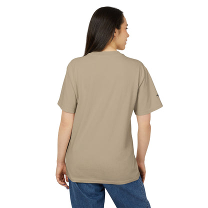 T-Shirt — 'Hoboski' Minimal Chest Logo Tee (Vintage Faded Beige)