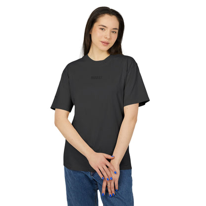 T-Shirt — 'Hoboski' Minimal Chest Logo Tee (Vintage Faded Beige)