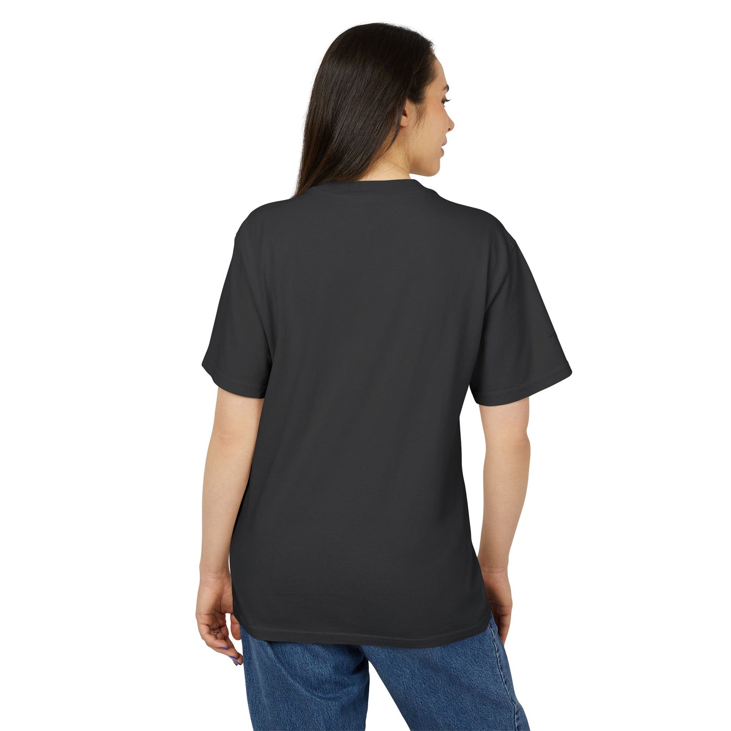 T-Shirt — 'Hoboski' Minimal Chest Logo Tee (Vintage Faded Beige)