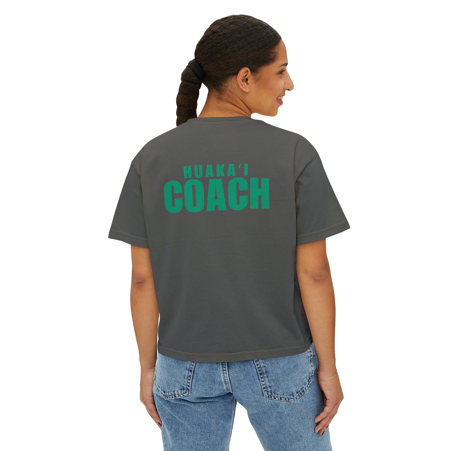Coaches Womens Boxy Shor Tee