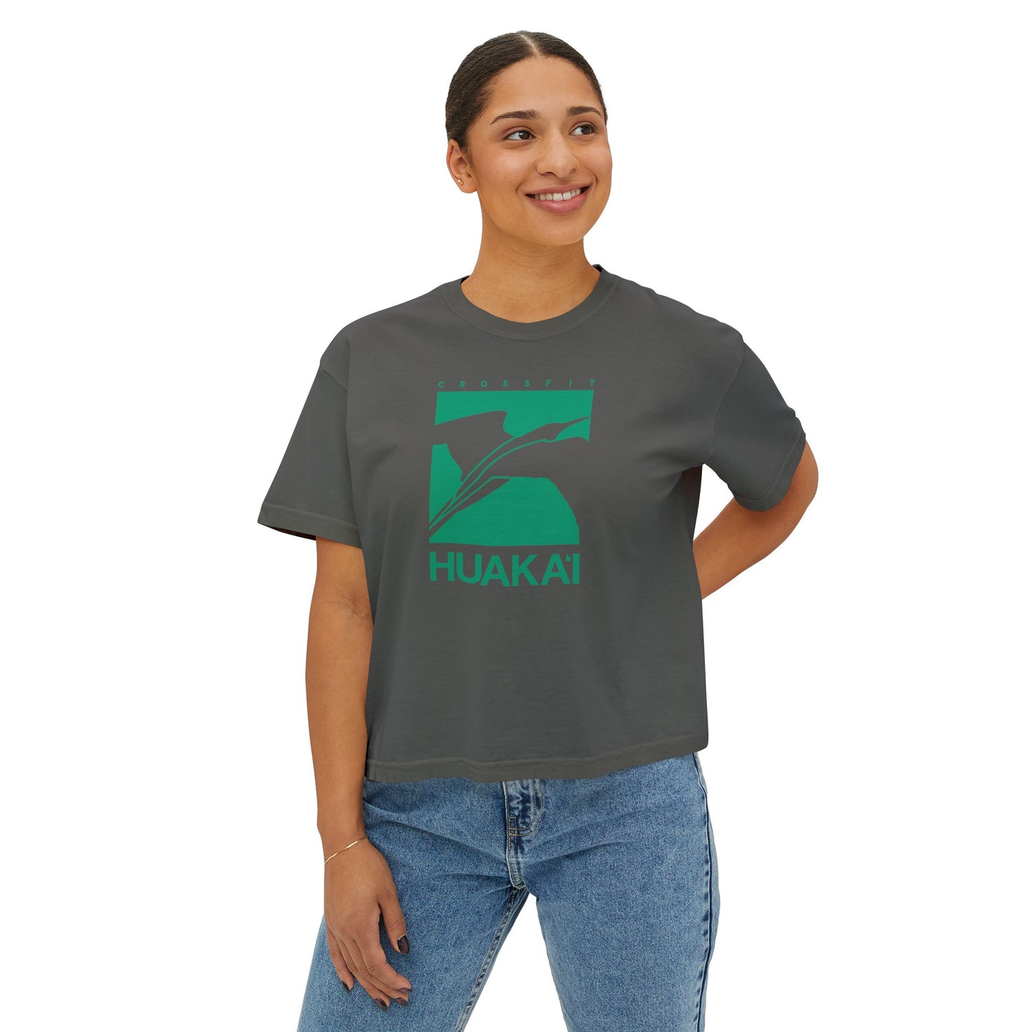 Coaches Womens Boxy Shor Tee