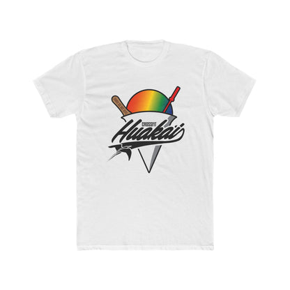 Hawaiian Surf Vibes Tee — Retro Rainbow Shaka Graphic T-Shirt