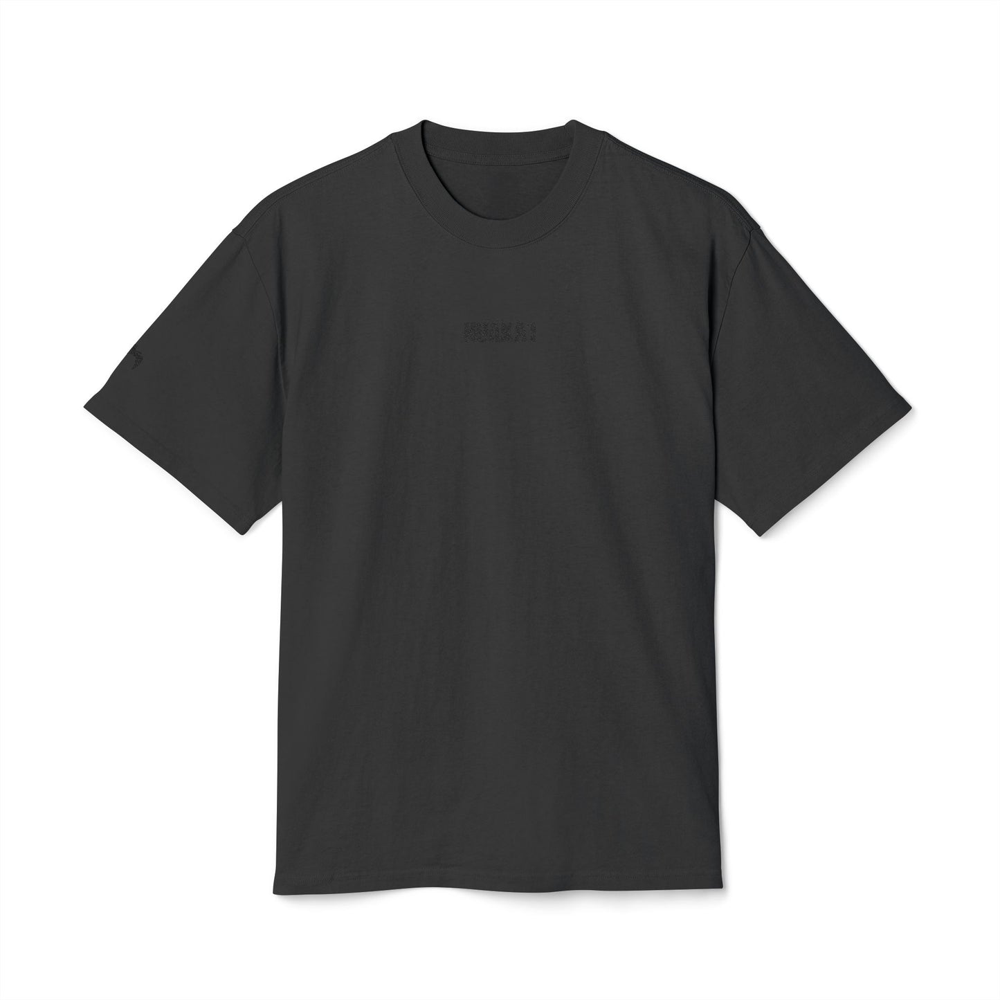 T-Shirt — 'Hoboski' Minimal Chest Logo Tee (Vintage Faded Beige)
